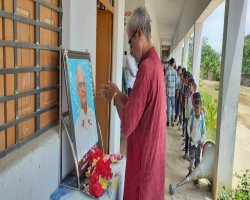 श्रद्धांजलि सभा: शिक्षा के पुरोधा स्व. चंद्र भूषण त्रिपाठी को विद्यालय परिवार ने दी भावभीनी श्रद्धांजलि