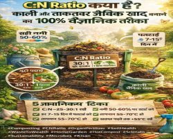 C:N Ratio क्या है? काली, ताकतवर खाद का 100% वैज्ञानिक तरीका